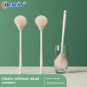 Q Silicone Bottle Cleaning Brush With Foldable Brush Head And 360 Degree Deep Cleaning Perfect For Baby Bottles Water Cups Home