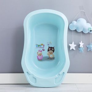 Large Size Baby Bath Tub Infant Bath Bucket Toddler Sit And Lie Bath Basin Newborn Bath Products Comfortable Soft Plastic Bathtub