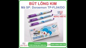 [SÉT] COMBO Hộp 10 Bút lông kim Doraemon TP-FL04/DO Bút Thiên Long An Toàn Không Độc Hại Kiểu dáng dễ thương