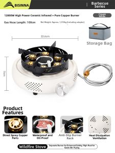 BSWOLF | Portable Split Design Camping Stove