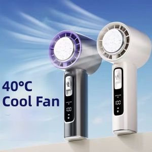 Portable Ultra-High-Speed Cooling Turbo Quiet Fan New 2024 Mini Air Conditioner Handheld Fan USB Digital Accessories