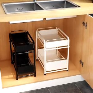 🇸🇬 🔥 Koala Home Sink Rack Kitchen Storage Shelf Rack Home Multiple Cabinet Drawer Organizer