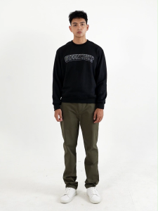 Greenlight Jaket Pria Crewneck Sweatshirt Regular Fit Fleece GL Type OL-C050425
