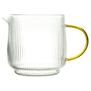 Large Capacity Single Pot Health Pot High Borosilicate Glass Tea Maker Heat Resistant Stove Top Ready Cup with Handle