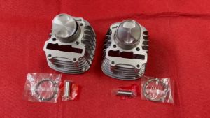 เสื้อสูบ w110i LED 2021-2023 ลูกหัวนูนเพิ่มกำลังอัดสลัก12 มิล ขนาด 50-53 มิล สินค้าพร้อมหลบวาล์ว