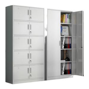 Modern Simple Style Steel File Cabinet with Lock for Office Use Low Profile Storage Cabinet Document Storage Iron Cabinet