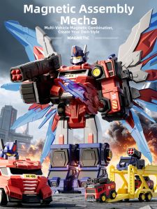 Choochoopa | Magnetic Transforming Robot Car Toy Model
