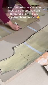 Pola Instan Tunik Kaos