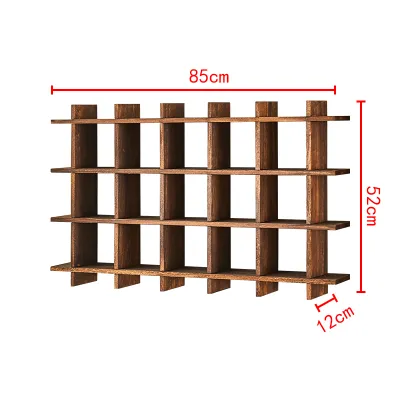 MUJIAOTOU | Solid Wood Chinese Style Vintage Shelving Unit