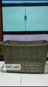 Keranjang baju kotor / keranjang serbaguna / keranjang laundry / keranjang pajero M / L / Medium / Large tabitha