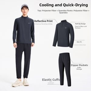 Erke | Quick Drying Running Fitness Suit Summer Long Sleeve T-shirt