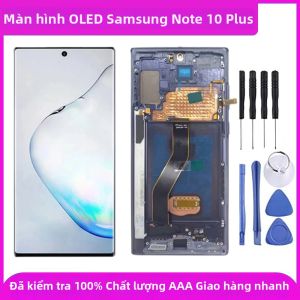 Màn Hình LCD Samsung Galaxy Note10 Plus N975 N975F Super OLED Kèm Khung Bộ Phận Cảm Ứng Màn Hình Cảm Ứng Điện Dung Cho Điện Thoại Di Động