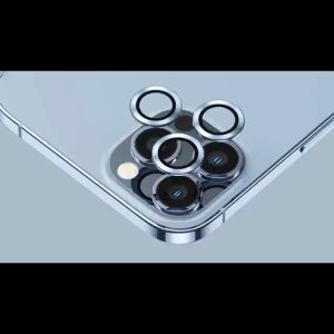 WSKEN Compatible with iPhone 13 Pro Max 13 Mini Camera Lens Protector HD Tempered Metal Cover Film