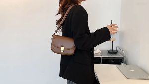 Style By Women Fashion Elegant Classy Vintage Premium PU Leather Travel Outing Sling Bag Shoulder Bag Crossbody Handbag Beg Wanita Murah - 9801