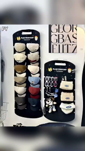 14 Slots Hat Storage Felt Hanging Bag Hat Rack for Baseball Caps Over Door Hat Rack with Hooks for Wall Closet Baseball Caps Holder for Door Hat Hanger Organizers and Storage Holder