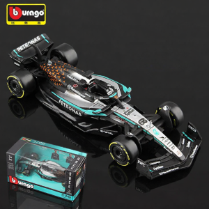 Bburago | 1:43 Scale F1 Racer 2025 Mercedes Russell