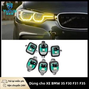 Đèn LED Chạy Ban Ngày Màu Vàng Sáng DRL Angel Eyes Cho Đèn Pha Xe BMW 3 Series F30 LCI F31 3000LM 15W Mô-đun Tiêu Chuẩn