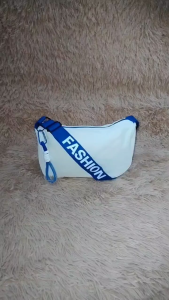 BJ58104 - WHITE/BLUE/BLACK TAS SLEMPANG HANDBAG TAS WANITA FASHION IMPORT MODIS ELEGAN TERMURAH TERLARIS TERBARU BAGSTORE JAKARTA TAS BATAM CR8104 GT2108