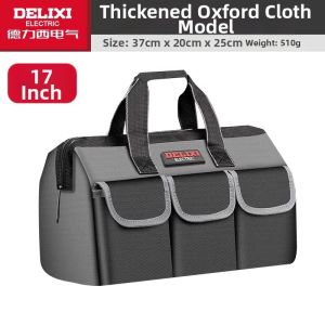 DELIXI | Electrician Durable Thickened Wear-resistant Multi-functional Repair Storage Tool Bag