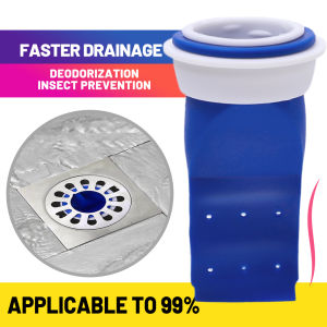 3pcs/set New Silicone Floor Drain Core Deodorant Floor Drain Cover Kitchen Bathroom Sewer Seal Leak-proof Deodorant
