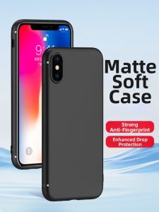 RISEOUS | Matte Anti-drop Full-coverage Silicone Case for iPhone X/XR/XS Max