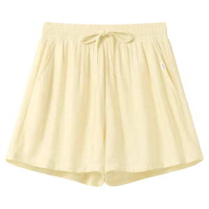 FINGERCROXX | Cotton-Linen Short Pants For Summer Casual Wear