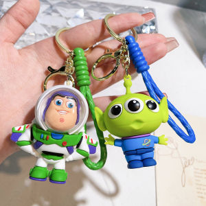 Potdemiel | Disney Toy Story Keychains Anime Buzz Lightyear Woody Lotso Keyring Collection Doll Bag Car Accessory Christmas Birthday Gifts