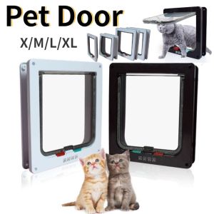 Pet Door Hole Dog Door Two Way Thin Glass Door Cat Hole Installation Iron Door Storage Box Bedroom Door With Cat Hole