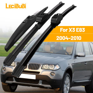 For BMW X3 E83 2004-2010 1set Front & Rear Windshield Wiper Blades Windscreen Wipers 2005 2006 2007 2008 2009 Accessories