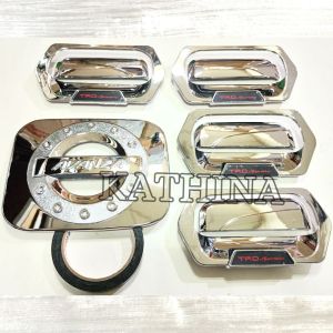 Paket Outer Handle Tank Cover Avanza 2005-2011 TRD Sportivo Chrome