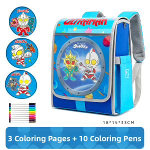 LIXIAOMENG | Childrens Schoolbag Pressure-relief 1-3 Grades