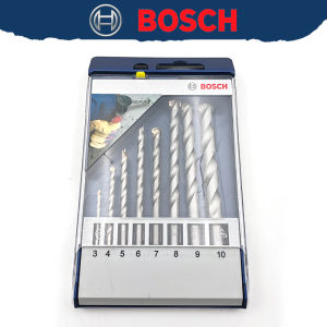 Bosch | Bosch 8pcs Concrete Masonry Drill Bits Set 3-10mm Hard Alloy Tip Home Renovation Drilling Tool Kit 2608578757
