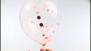 Pink White Butterfly Balloon Garland Arch Kit Rose Gold Confetti Wedding Anniversary Birthday Party