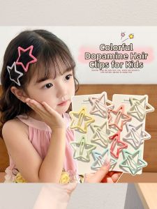 NING ZHOU | Colorful Star Pattern Children Hair Clips