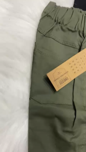 Set Celana Pendek Anak Laki-laki Katun Pinggang Elastis Warna Solid