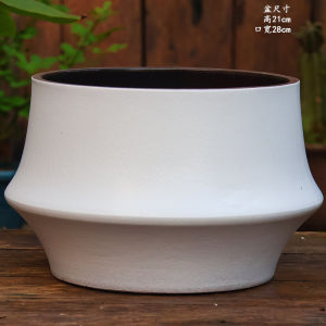 Yixing Large Caliber Ceramic Flower Pot Green Plant Assorted Plate Hydrangea Potted Plant Living Room Butterfly Orchid Special Pot