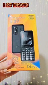 INOVO I-27 Disco มือถือปุ่มกดราคาถูกแถมหูฟัง ใช้ได้ 2 ซิม ชาร์จ type C ประกันศูนย์ 1ปี แถมชุดสายชาร์จ/คู่มือ