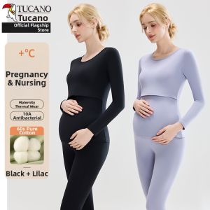 TUCANO | Pregnancy and Postpartum Cotton Thermal Underwear Set