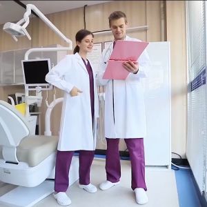 Jas Lab/Jas Laboratorium/Baju Laboratorium/Baju Lab/Baju Praktikum Baju Praktek Lengan Panjang Baju Praktikum Bahan Poly-Cotton Jas Medis Garansi 6 Bulan Model Casual Untuk Praktikum - Lazada