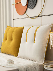 Modern Minimalist Bedside Pillow Backrest Cushion for Bedroom Sofa Combination Removable Soft Pack Tatami Window Seat