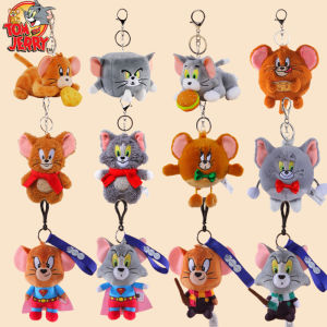 Đồ Chơi Nhồi Bông Dễ Thương Warner Cat Và Mouse Keychain Móc Khóa Túi Treo Đồ Chơi Nhồi Bông Hình Mèo Tom Và Jerry Đồ Chơi Cho Trẻ Em