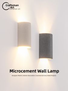 Craftsman Art | Indoor Micro Cement Wall Light