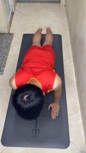 [Hàng chính hãng giá thanh lý]Thảm Tập Yoga Định Tuyến KT( 183 x 68 )cm Chất Liệu Cao Su Non 2 Lớp Chống Trơn Trượt Không Mùi Không Gây Kích Ứng Da