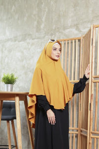 KHIMAR ANTI TEMBEM ZENITH NIBRAS HIJAB MOSSCREPE JUMBO