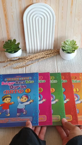 Paket Isi 5 Buku BTQ Untuk Anak Full Colour - Buku Baca Tulis Quran Anak