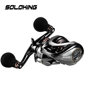 SOLOKING HIAW200 Baitcasting Reel 5.4/7.2 Gear Ratio 11+1BB Fishing Reel for Sea Fishing Boat Fishing Reel