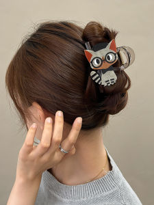 HenJu | Small Cat Design Shark Hair Clip
