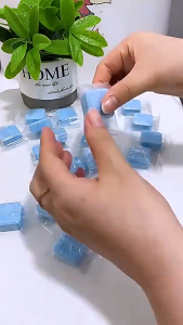 12PCS Automatic Toilet Bowl Cleaner Effervescent Tablet for Toilet Fast Remove tough stains Descaling Odor Removal