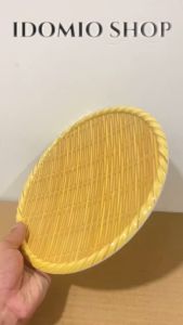 [HCM]Đĩa Nhựa Giả Mây Mẹt Tre Dĩa Nhựa Melamine