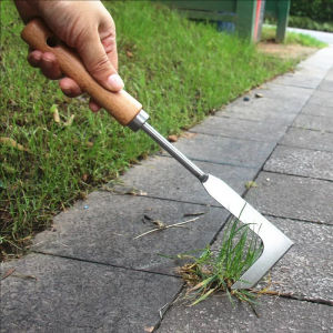 Weed-cutting Sickle Stainless Steel Gap Weeding Tool L-shaped Multi-purpose Garden Tool